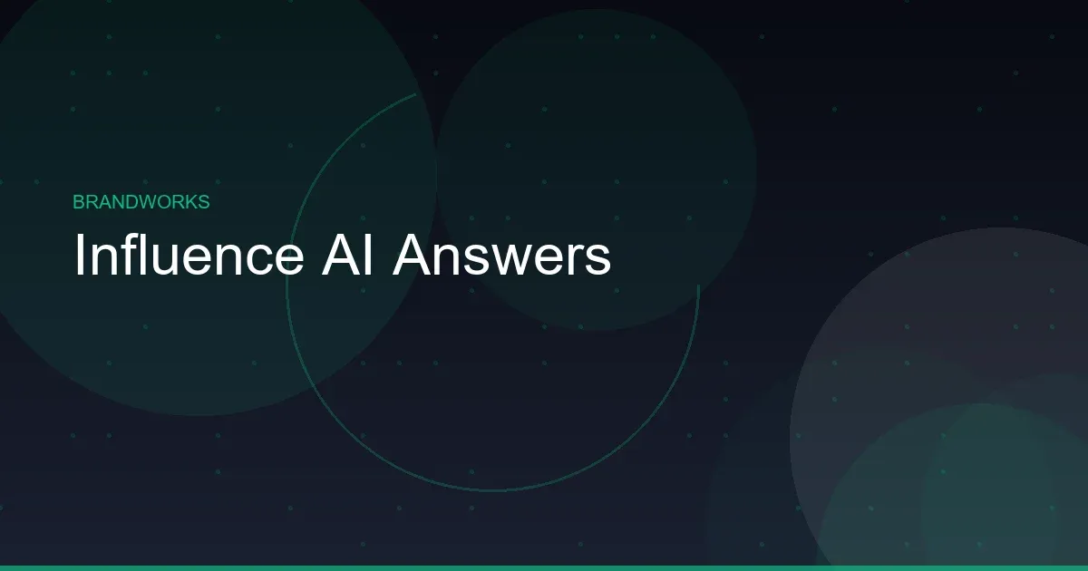 How to Actually Influence AI Answers (Hint: It’s Not What Most Marketers Think)