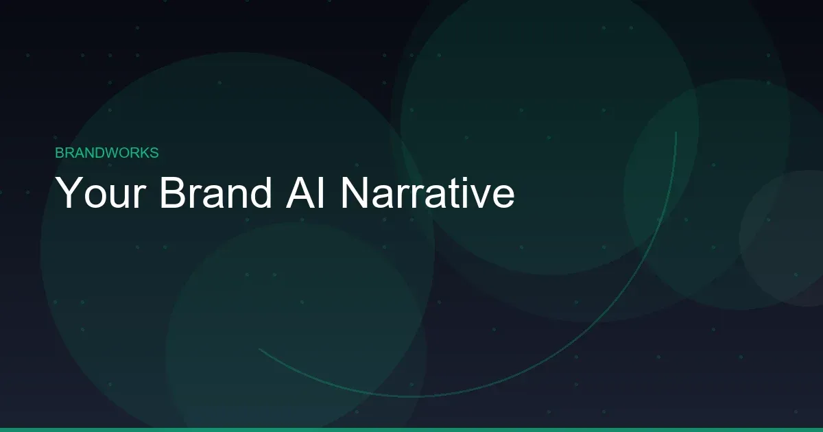 Your Brand’s AI Narrative Is Already Written — Just Not by You